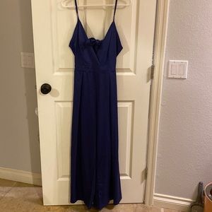 Women’s Blue jumpsuit.